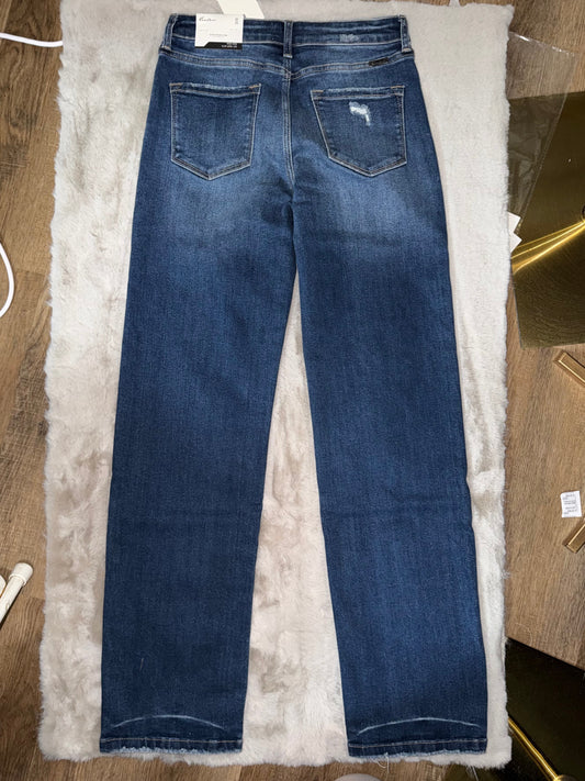 High Rise Slim Wide Leg Stretchy